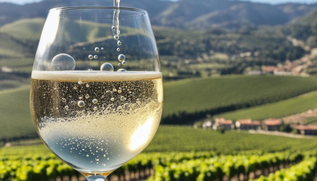 carbonation in sparkling wine